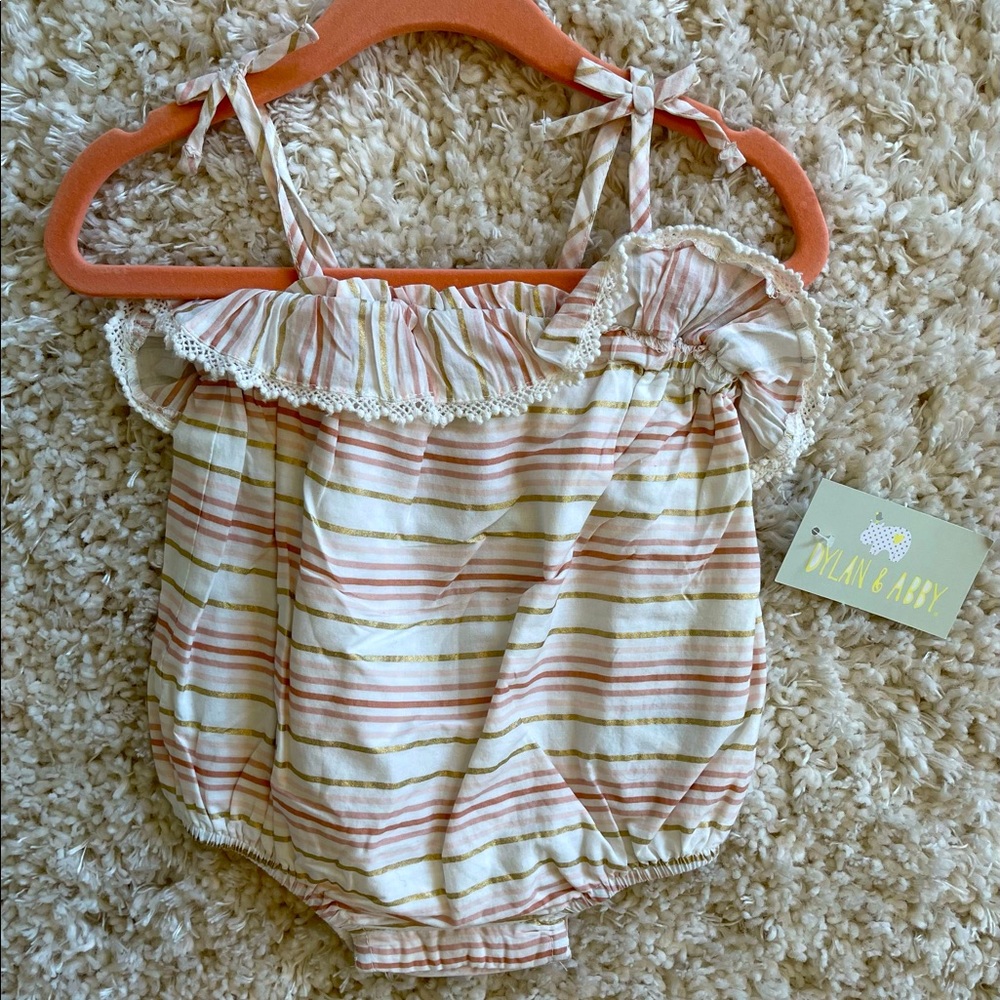 Dylan and Abby Bubble tank top romper